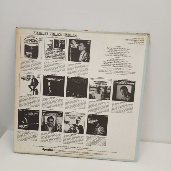 Vintage Charley Pride Did You Think To Pray Vinyl Record Album RCA - Picture 4 of 11